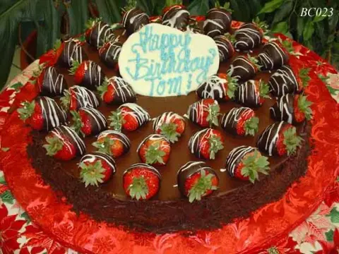 Custom birthday cake